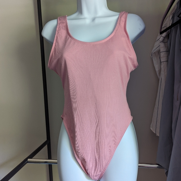 Pink One Piece Swimsuit - Picture 3 of 6